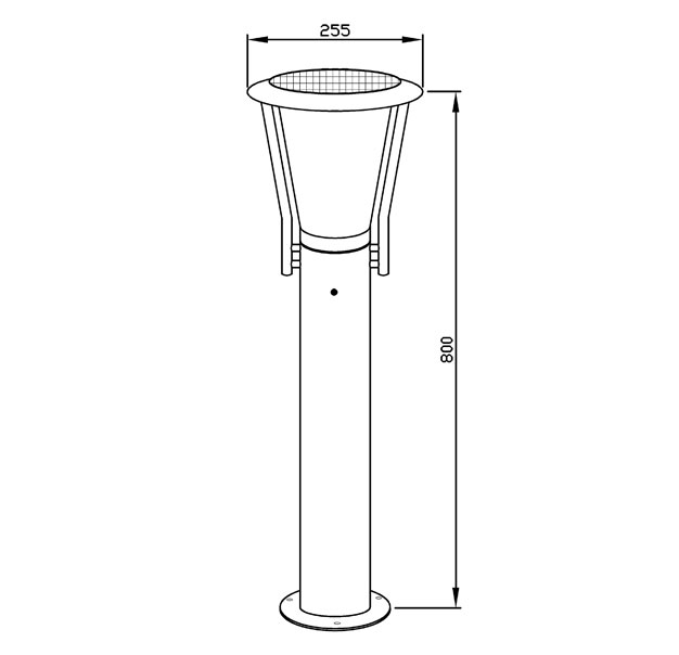 Solar Lawn Light - 2W Solar Lawn Light