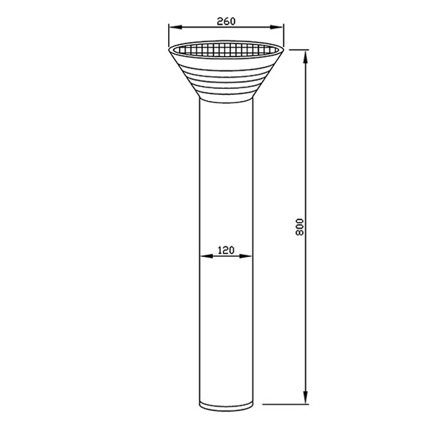 Solar Lawn Light - 4.5W Solar Lawn Light