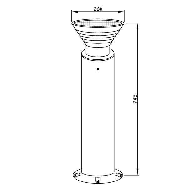 Solar Lawn Light - 4.5W Solar Lawn Light